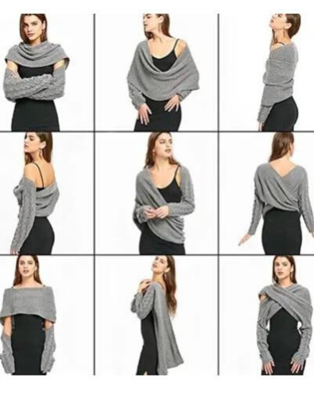 CozyWrap™ – Шалът 2-в-1, който се превръща в пуловер - Image 5