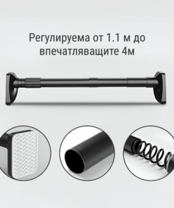 Alternative view of POWERPOLE – универсален разпъващ се прът без пробиване за окачване и съхранение (110–400 см)