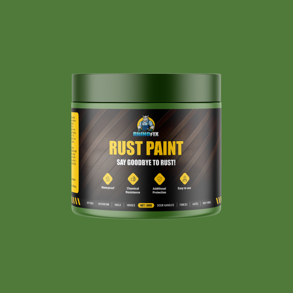 RHINOFIX RustPaint – Боя за покриване на ръжда и защита от корозия, 500 мл (различни цветове)