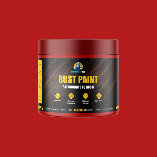 RHINOFIX RustPaint – Боя за покриване на ръжда и защита от корозия, 500 мл (различни цветове)