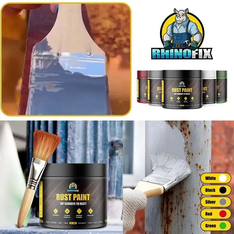 RHINOFIX™ Rust Paint – Антикорозионна и антиръжда боя - 500ml