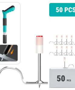 Пирони за RIVETSLAMMER™ – 50 бр. от легирана стомана, ръчни кръгли с тръбни скоби