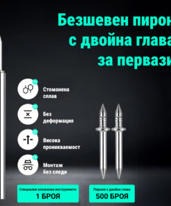 Alternative view of Naox™ - Комплект от 50 двойни пирони за первази с инструменти