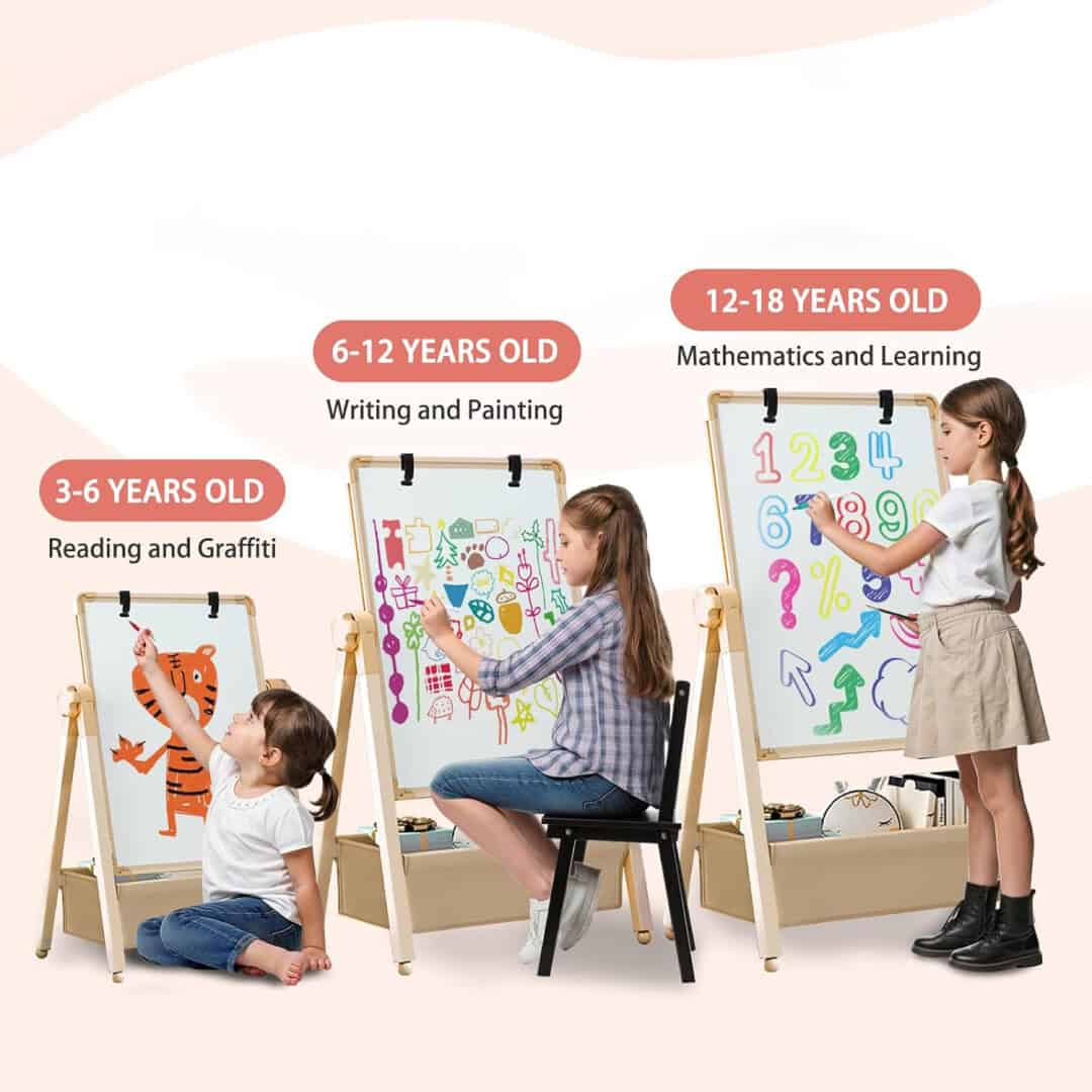 ArtBoard™ – Регулируема Художествена Стойка за Деца - Image 2